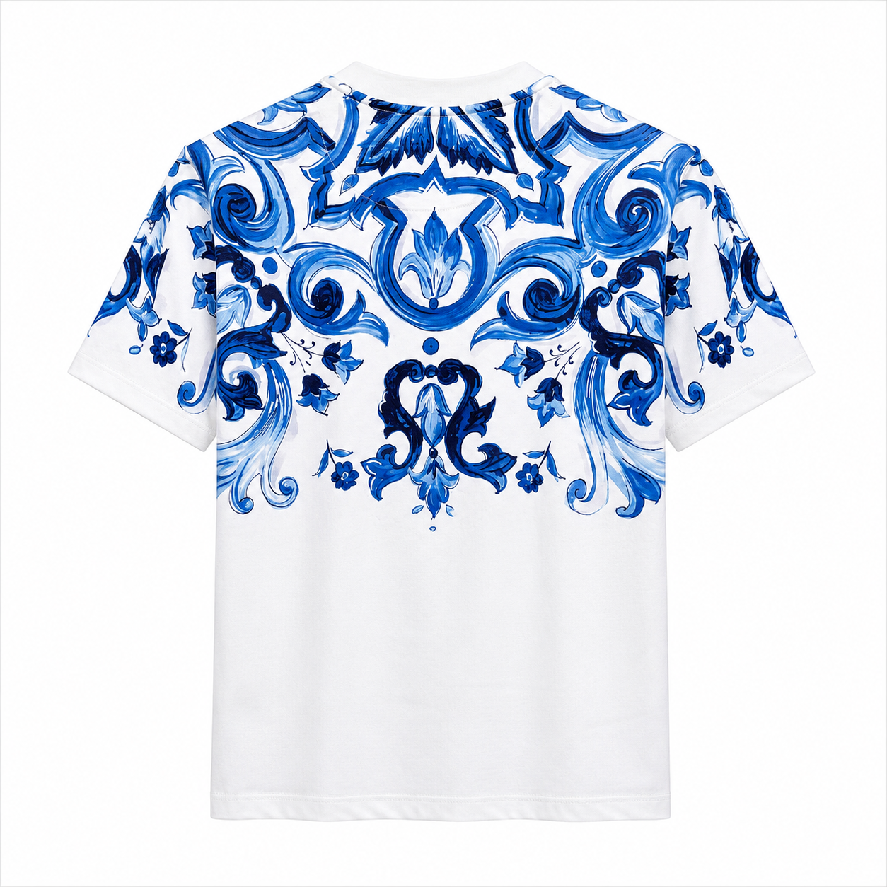 Dolce & Gabbana - T-shirt Girocollo in Cotone