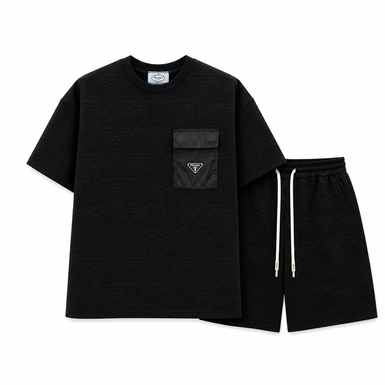 Prada - Completo T-shirt e Shorts in cotone