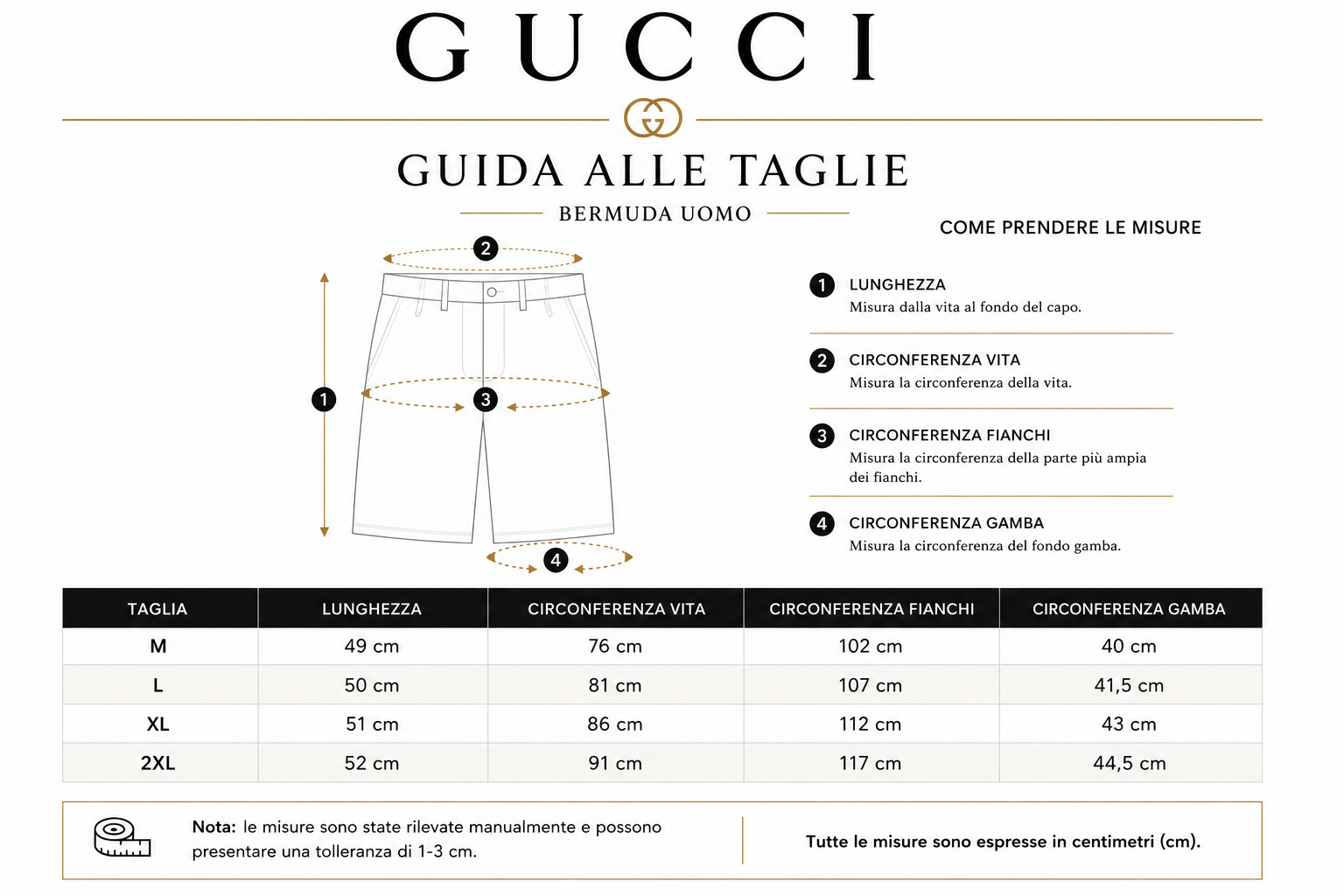 GUCCI - Bermuda Shorts in Denim