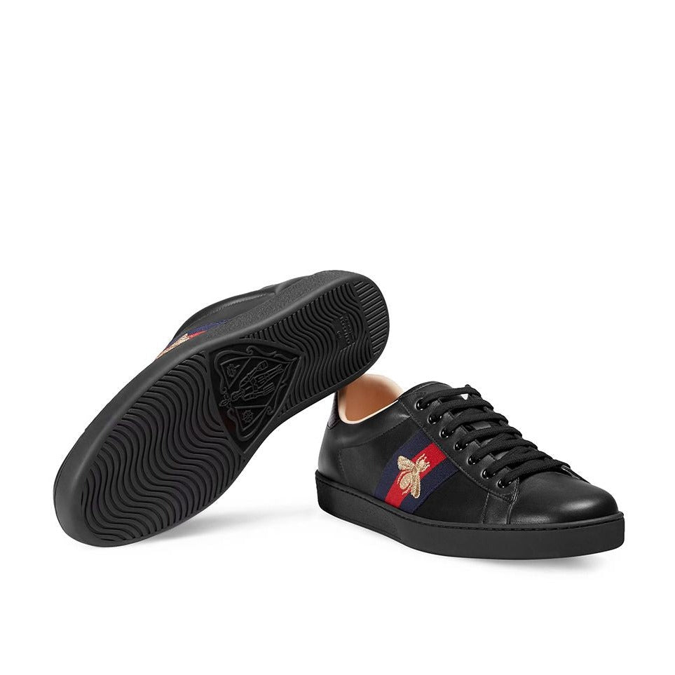 Black best sale gucci ace